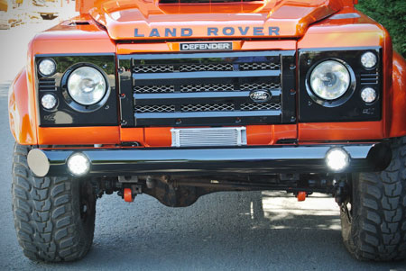 Front Bumper with Lights - Land Rover